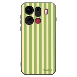 Fekete szilikon tok az alábbi mobiltelefonokra OPPO Find X9 Pro - Lines Matcha