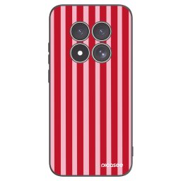 Fekete szilikon tok az alábbi mobiltelefonokra Xiaomi Redmi Note 15 Pro 5G - Lines red