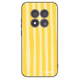 Fekete szilikon tok az alábbi mobiltelefonokra Xiaomi Redmi Note 15 Pro 5G - Lines lemon