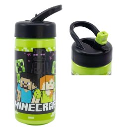 Minecraft kulacs, sportpalack 410 ml