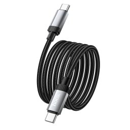 Kábel USB C-ről USB C Hoco 3A 60W 1 m X117 fekete