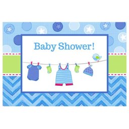 Baby Boy Shower meghívó 8 db-os Nr1