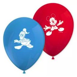 Mickey léggömb, lufi 8 DARABOS 28 cm Nr1