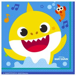 Baby Shark szalvéta 16 DARABOS, 33x33 cm Nr1