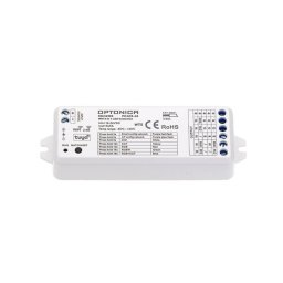 OPTONICA Tuya WiFi és RF 5 az 1-ben vezérlő 12-24V 3A/5CH 6383