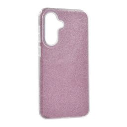Szilikon telefonvédő (műanyag belső, csillogó hátlap) RÓZSASZÍN Samsung Galaxy S25 FE (SM-S731)