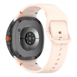 Pótszíj (egyedi méret, L méret, szilikon, állítható) RÓZSASZÍN SamsungGalaxy Watch 8 eSIM 44mm (SM-L335), Galaxy Watch 8 eSIM 40mm (SM-L325)