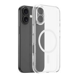 DUX DUCIS CLIN szilikon telefonvédő (ütésállóság, légpárnás sarok, MagSafe) ÁTLÁTSZÓ Apple iPhone 17
