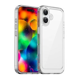 Szilikon telefonvédő (ütésállóság, átlátszó hátlap) ÁTLÁTSZÓ Apple iPhone 17