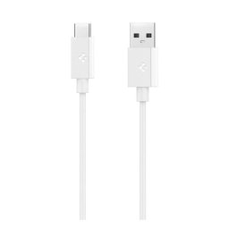 SPIGEN ESSENTIAL EB6020AC adatkábel (USB - Type-C, 60W, PD gyorstöltő, 200cm) FEHÉR