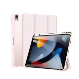 DUX DUCIS TOBY tok álló, bőr hatású (aktív FLIP, oldalra nyíló, TRIFOLD, asztali tartó, ceruza tartó) RÓZSASZÍN Apple IPAD 11 (2025), IPAD 10.9 (2022)