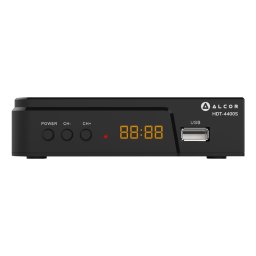 Alcor HDT-4400S DVB-T-T2 H.265 Mindig TV vevőkészülék (set-top box)