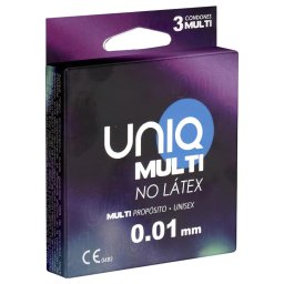 Uniq - latexmentes óvszer (3 db)