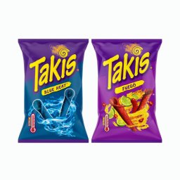 Takis Blue Heat & Fuego tortilla chips válogatás (2x100 g)