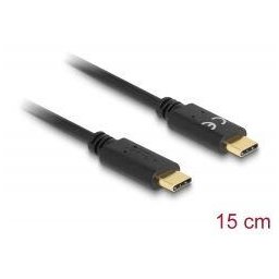 USB 3.1 Type-C(M) / USB 3.1 Type-C(M) 0.15m kabel DeLock 85356