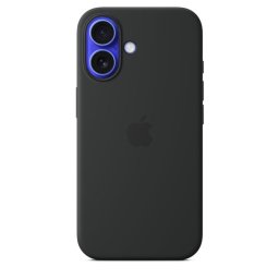 Apple iPhone 16 Silicone Case with MagSafe Black
