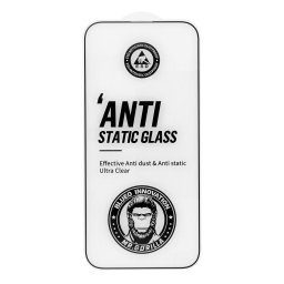 BlueO Mr. Monkey Glass Strong HD edzett üveg fekete szegéllyel iPhone 17 Pro Max