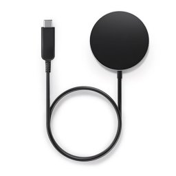 Designed for SAMSUNG töltő (Type-C, 15W, wireless, mágneses, Qi2) FEKETE