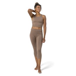 Manduka Dhara Capri női jóganadrág - Lions Mane Heather