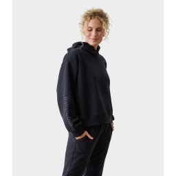 Manduka Half Moon Hoodie női kapucnis pulóver - Black