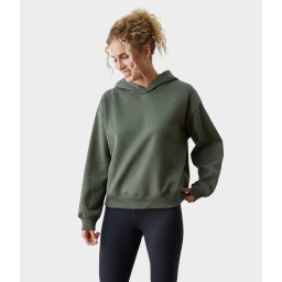 Manduka Half Moon Hoodie női kapucnis pulóver - Earth