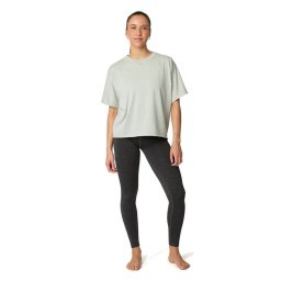 Manduka Connection Tee női organikus pamut cropped póló - Avian