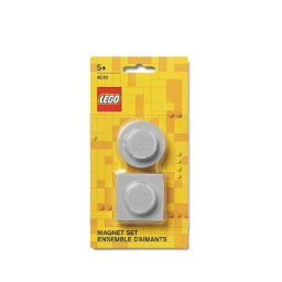 Mágnes, 2 különböző forma, LEGO, szürke