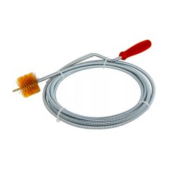 Kraft&Dele 3 m-es duguláselhárító csatornatisztító spirál, cső, 6 mm vastag