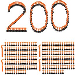 200 db-os XXL csempe szintező csomag, újrahasználható