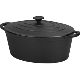 Kraft&Dele Öntöttvas serpenyő fazék, 33 cm, 6,4 L, KD4246