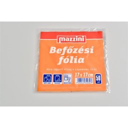 MAZZINI Befőzési fólia, 50 db, 17x17 cm, MAZZINI
