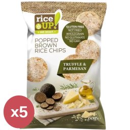 Rice Up! Chips Szarvasgombás-Parmezános csomag 5X60 g