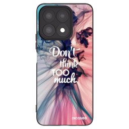 Fekete szilikon tok az alábbi mobiltelefonokra Honor X8a - Don't think TOO much