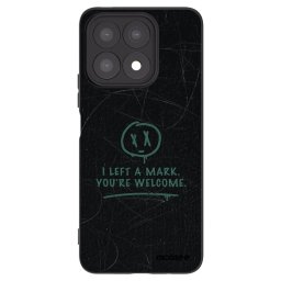 Fekete szilikon tok az alábbi mobiltelefonokra Honor X8a - LEFT A MARK