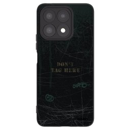 Fekete szilikon tok az alábbi mobiltelefonokra Honor X8a - DON´T TAG