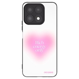 Fekete szilikon tok az alábbi mobiltelefonokra Honor X8a - Rich Energy