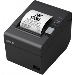 Epson TM-T20III, pénztárgép, USB / LAN, 8 pont / mm (203 dpi), vágó, fekete - Felbontott