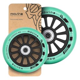 MOVINO pótkerekek freestyle rollerhez 100mm, PP, 2 db, menta, menta