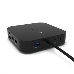 tec USB-C kétkijelzős dokkolóállomás, 100 W-os tápellátás - Használt