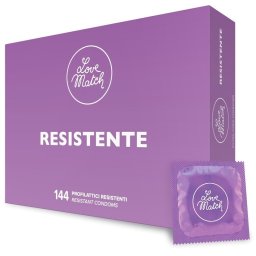 Love Match Resistente megerősített falvastagságú óvszer (144 db)