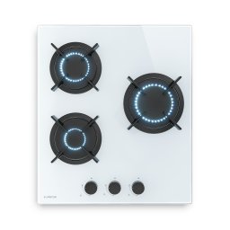 Klarstein Goldflame gázfőzőlap | 3 égős elektromos gyújtással | földgáz és LPG | 5800 W | 45 cm ()