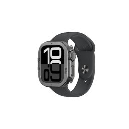 AmazingThing Titan Pro fém tok Apple Watch 11 46mm alumíniumhoz - Fekete