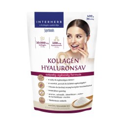 Interherb Kollagén & Hyaluronsav italpor natúr 400g