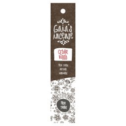 Füstölőpálcika cedarwood, Gaias incense
