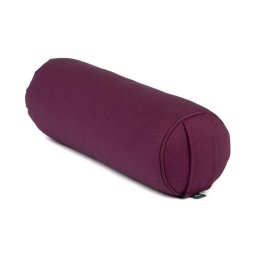 ECO MINI jóga hengerpárna hajdinahéj töltettel - aubergine - Bodhi