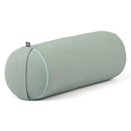 CLASSIC Dobby jóga hengerpárna tönköly töltettel - petrol green - Bodhi