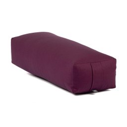 Salamba ECO jóga hengerpárna tönkölyhéj töltettel - aubergine - Bodhi