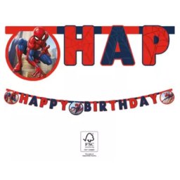 Pókember Happy Birthday felirat FSC 2 méter Nr1