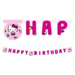 Hello Kitty Happy Birthday felirat FSC 2 méter Nr1