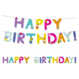 Peppa Happy Birthday felirat FSC 3,2 méter Nr1